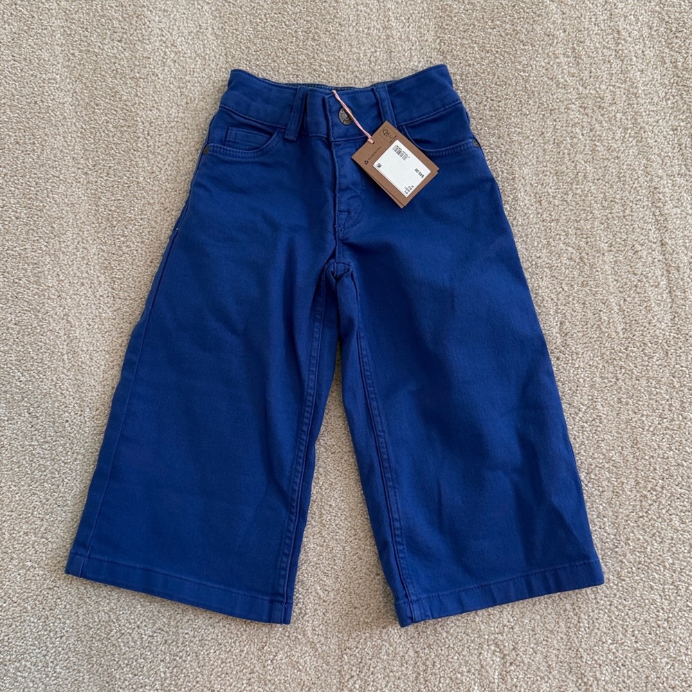 TODDLER: Mini Boden Blue Wide-Leg Jeans